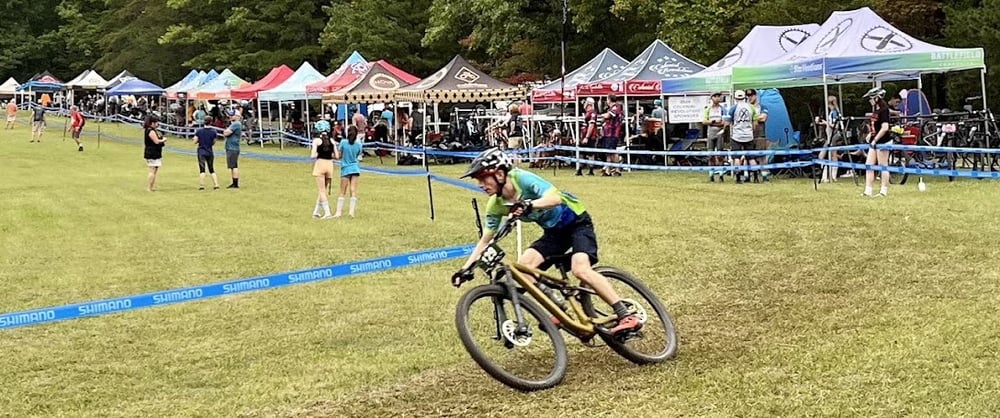 Racing toward the finish line at Stokesville